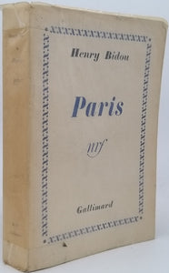 BIDOU Henry "Paris"