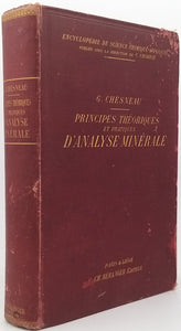 CHESNEAU Gabriel "Principes théoriques et pratiques d'analyse minérale"