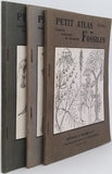 DENIZOT Georges "Petit atlas des fossiles 3 Fascicules : I-fossiles primaires et triasiques, II-fossiles jurassiques et crétaciques, III-fossiles tertiaires et quaternaires"