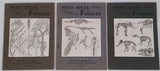 DENIZOT Georges "Petit atlas des fossiles 3 Fascicules : I-fossiles primaires et triasiques, II-fossiles jurassiques et crétaciques, III-fossiles tertiaires et quaternaires"