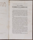 DELMAS Edouard (Capitaine) [Dédicace au Roi de Suède] "De la Guerre du Danemark et de l`Allemagne en 1848"