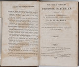 SALACROUX Antoine-Paulin-Germain "Nouveaux élémens d'Histoire Naturelle, contenant la Zoologie, la Botanique, la Minéralogie et la Géologie. Avec 44 planches gravées sur acier et représentant près de 400 sujets"