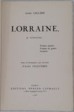 LECLÈRE André [Illustration JACQUEMIN André] "LORRAINE, je m'enracine... Poèmes anciens, poèmes de guerre, intimités"