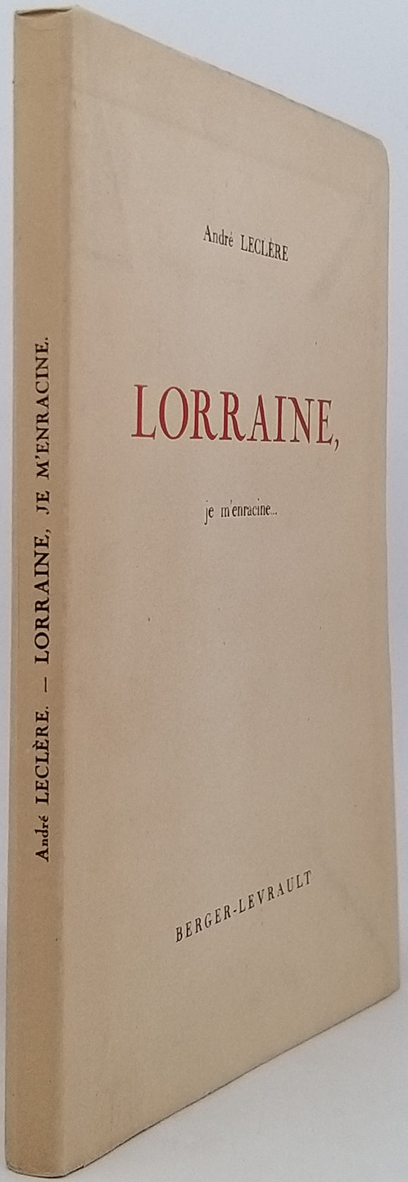 LECLÈRE André [Illustration JACQUEMIN André] 