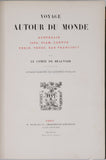 BEAUVOIR Ludovic, Comte de, "Voyage autour du monde par le Comte de Beauvoir - Australie, Java, Siam, Canton, Pekin, Yedo, San Francisco"