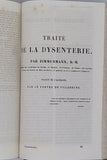 BARTHEZ Paul-Joseph "Traité des Maladies Goutteuses" relié à la suite ZIMMERMANN Johann Georg "Traités de l'Expérience et de la Dyssenterie"