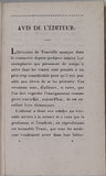 TOURTELLE Étienne "Elémens d'Hygiène ou de l'influence des choses physiques et morales sur l'homme et des moyens de conserver sa santé"