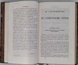 HUGUIER Pierre-Charles "De l'Hystérométrie et du cathétérisme utérin de leurs applications au diagnostic et au traitement des maladies de l'utérus et de ses annexes et de leur emploi en obstétrique"