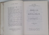 MORET Léon "Précis de Géologie à l'usage des candidats à la Licence ès sciences, au S.P.CN. et aux Grandes Ecoles"