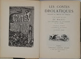 BALZAC Honoré de [Illustrations DORE Gustave] "Les Contes Drolatiques colligez et abbayes de Touraine et mis en lumière par le Sieur de Balzac"