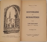 MAZÉ Dom Jean "Souverains et Monastères"