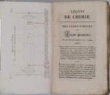 PAYEN Anselme "La Chimie enseignée en 26 leçons [par Jane MARCET] contenant le développement des théories de cette science, mises à la portée des gens du monde, et à chaque leçon des expériences chimiques et des applications aux arts"