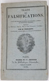 DESMAREST Eugène "Traité des Falsifications ou exposé des différentes manières de constater la pureté des substances employées en Médecine, dans les Arts et dans l'Économie domestique"