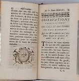 DU CLOS Samuel Cottereau "Observations sur les Eaux Minérales de plusieurs Provinces de France faites en l'Académie Royale des Sciences en l'année 1670 & 1671"