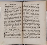 DU CLOS Samuel Cottereau "Observations sur les Eaux Minérales de plusieurs Provinces de France faites en l'Académie Royale des Sciences en l'année 1670 & 1671"