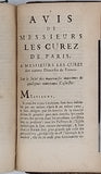 PASCAL Blaise "Les Provinciales ou les Lettres écrites par Louis de Montalte à un provincial de ses amis et aux RR. PP. Jésuites. Huitième édition, dans laquelle on a ajouté la Lettre d'un Avocat du Parlement à un de ses Amis"