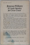 WILLIAMS Tennessee [Signed by the Author] "A Lovely Sunday for Creve Coeur"