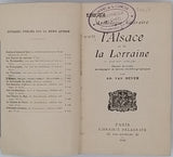 VAN BEVER Adolphe "Anthologie littéraire de l'Alsace et de la Lorraine du XIIe au XXe siècle"