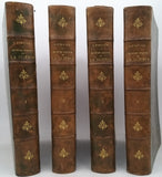 FIGUIER Louis "Les Nouvelles Conquêtes de la Science : L'Électricité. Grands tunnels et railways métropolitains. Les voies ferrées dans les deux mondes. Isthmes et canaux." 4 volumes