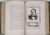 FIGUIER Louis "Les Nouvelles Conquêtes de la Science : L'Électricité. Grands tunnels et railways métropolitains. Les voies ferrées dans les deux mondes. Isthmes et canaux." 4 volumes