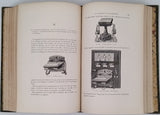 FIGUIER Louis "Les Nouvelles Conquêtes de la Science : L'Électricité. Grands tunnels et railways métropolitains. Les voies ferrées dans les deux mondes. Isthmes et canaux." 4 volumes