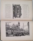 FIGUIER Louis "Les Nouvelles Conquêtes de la Science : L'Électricité. Grands tunnels et railways métropolitains. Les voies ferrées dans les deux mondes. Isthmes et canaux." 4 volumes