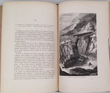 FIGUIER Louis "Les Nouvelles Conquêtes de la Science : L'Électricité. Grands tunnels et railways métropolitains. Les voies ferrées dans les deux mondes. Isthmes et canaux." 4 volumes