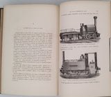 FIGUIER Louis "Les Nouvelles Conquêtes de la Science : L'Électricité. Grands tunnels et railways métropolitains. Les voies ferrées dans les deux mondes. Isthmes et canaux." 4 volumes