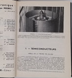 MOUNIC Marcel "Semiconducteurs à l'usage des Techniciens de l'Industrie et des élèves techniciens et techniciens supérieurs"