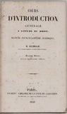 ESCHBACH Prosper-Louis-Auguste "Cours d'introduction générale à l'étude du Droit ou Manuel d'Encyclopédie juridique"