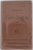 NIVOIT Edmond "Eléments de Géologie"