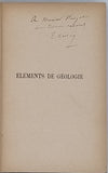 NIVOIT Edmond "Eléments de Géologie"