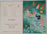 DUBOUT Albert [Illustrateur] "Comment on s'enrhube en 12 images" [Plaquette publicitaire Calendrier 1956]