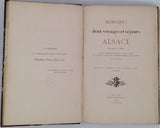 de la SALLE Lazare "Mémoires de deux voyages et séjours en Alsace 1674-76 & 1681 avec un itinéraire descriptif de Paris à Basle et des vues d'Altkirch et de Belfort dessinées par l'Auteur"