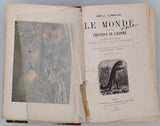 FLAMMARION Camille "LE MONDE AVANT LA CRÉATION DE L'HOMME - Origines de la terre - Origines de la vie - Origines de l'Humanité"