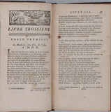 LA FONTAINE Jean de "Fables choisies mises en vers par Monsieur de La Fontaine avec un nouveau commentaire par M. Coste"