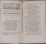 LA FONTAINE Jean de "Fables choisies mises en vers par Monsieur de La Fontaine avec un nouveau commentaire par M. Coste"