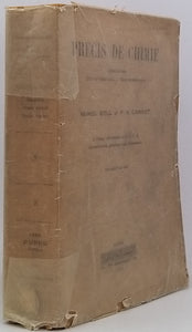 BOLL Marcel, CANIVET Pierre-André "Précis de Chimie - Généralités. Chimie minérale. Chimie organique. A l'usage des étudiants du P.C.B., des médecins, pharmaciens, industriels"