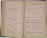 CHENEVIER Pierre "Cours d'Algèbre, conforme aux programmes du 3 juin 1925. A l'usage des classes de Mathématiques de l'Enseignement secondaire (Lycées et Collèges de garçons et de jeunes filles)"