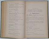 CHENEVIER Pierre "Cours d'Algèbre, conforme aux programmes du 3 juin 1925. A l'usage des classes de Mathématiques de l'Enseignement secondaire (Lycées et Collèges de garçons et de jeunes filles)"