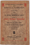 BOURBAKI Nicolas "Eléments de Mathématique. XV. Première partie. Les structures fondamentales de l'Analyse. Livre V Espaces vectoriels topologiques. Chapitres III, IV et V"