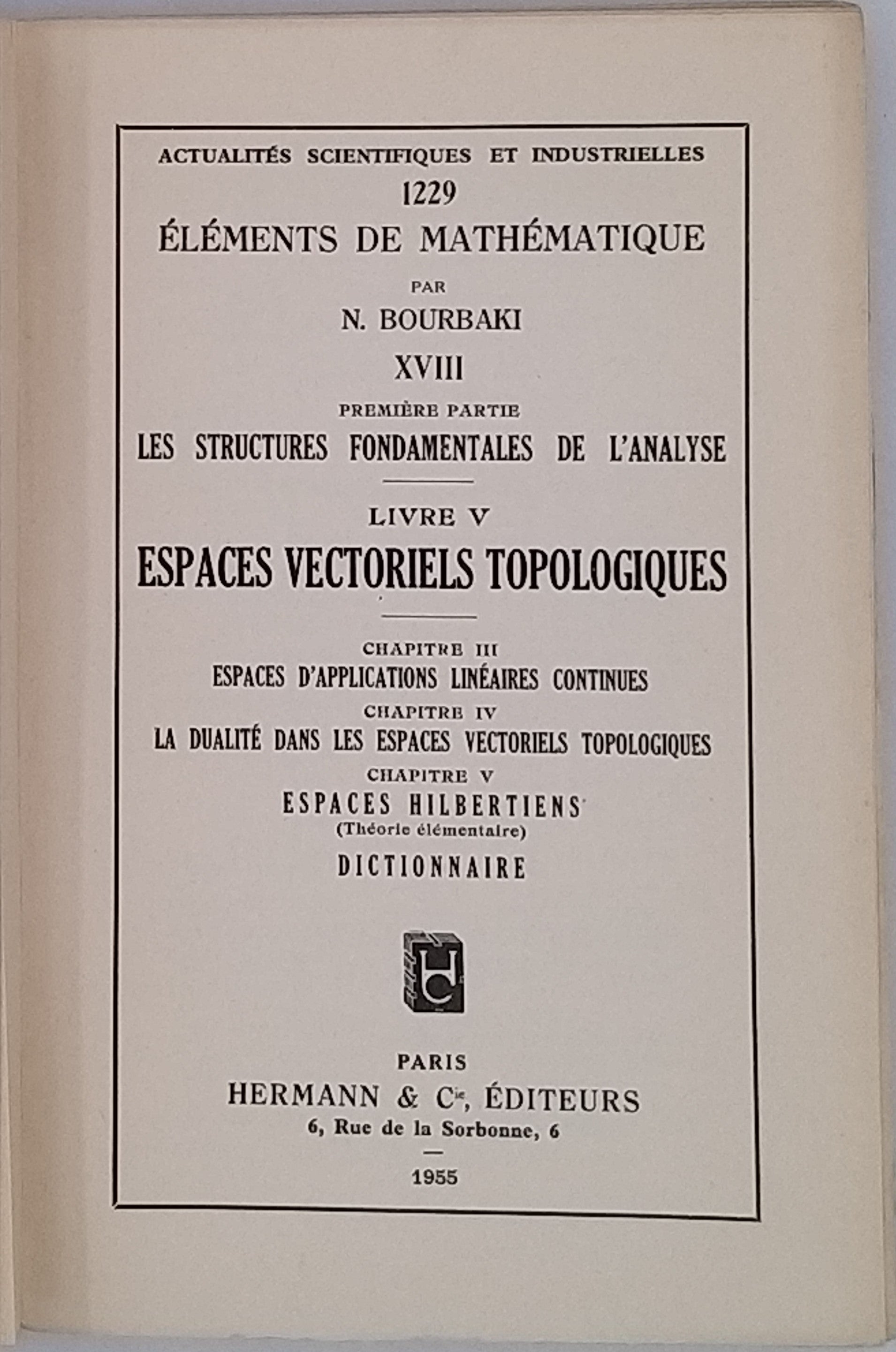 BOURBAKI Nicolas 