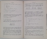 ARSAC Jacques "Premières leçons de programmation - Exemples de programmes en LSE, BASIC et PASCAL"