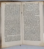 GAUTRUCHE Pierre [P. Petri Galtruchii] "Philosophiae ac Mathematicae totius clara, brevis et accurata Institutio. Cum Introductione ad alias Facultates. Ad usum Studiosea Iuventutis. Editio altera emendatior & auctior. Physica Universalis"