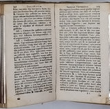 GAUTRUCHE Pierre [P. Petri Galtruchii] "Philosophiae ac Mathematicae totius clara, brevis et accurata Institutio. Cum Introductione ad alias Facultates. Ad usum Studiosea Iuventutis. Editio altera emendatior & auctior. Physica Universalis"