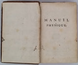 DUFIEU Jean Férapié "Manuel physique ou manière courte et facile d'expliquer les phénomènes de la nature"