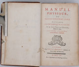 DUFIEU Jean Férapié "Manuel physique ou manière courte et facile d'expliquer les phénomènes de la nature"