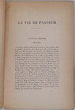 VALLERY-RADOT René "La vie de Pasteur"