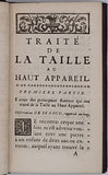 MORAND Sauveur-François "Traité de la taille au haut appareil, où l'on a rassemblé tout ce qu'on a écrit de plus intéressant sur cette opération, avec une dissertation de M. Morand. Et une Lettre de M. Winslow sur la même matière"