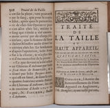 MORAND Sauveur-François "Traité de la taille au haut appareil, où l'on a rassemblé tout ce qu'on a écrit de plus intéressant sur cette opération, avec une dissertation de M. Morand. Et une Lettre de M. Winslow sur la même matière"